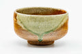 Japanese Matcha Bowl - Green Celadon Drip-Glazed Shigaraki-yaki Chawan - 350ml