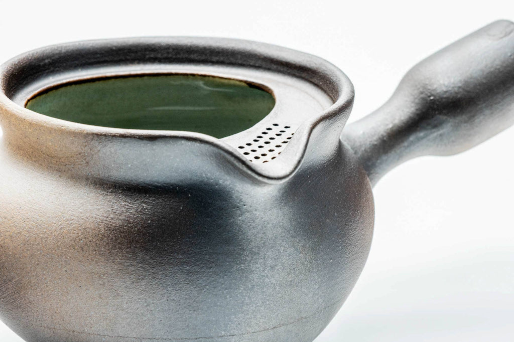 Japanese Kyusu - Black Gradient Yohen Lidless Teapot - 420ml