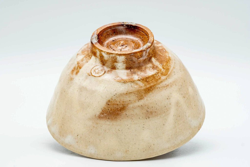 Japanese Matcha Bowl - 廣瀬淡雅 Tamasa Hirose - Beige Ido-gata Hagi-yaki Chawan - 300ml