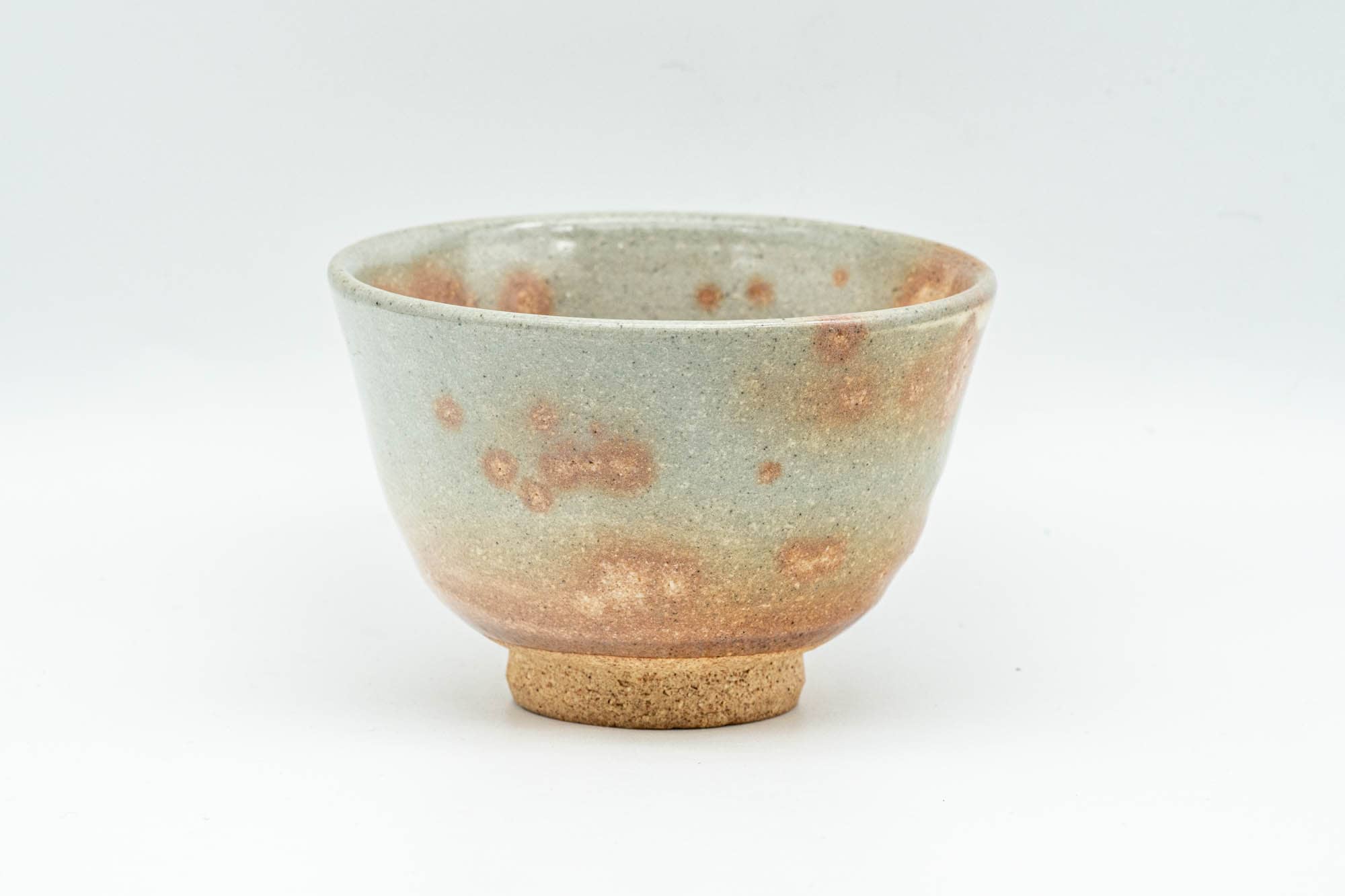 Japanese Teacup - Beige Pink Glazed Gohonte Hagi-yaki Yunomi - 90ml