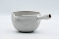 Japanese Yuzamashi - White Glazed Tokoname-yaki Spouted Bowl - 300ml