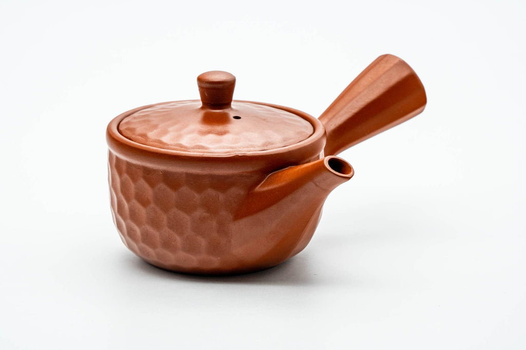 Japanese Kyusu - Scaled Tokoname-yaki Mesh Teapot - 240ml