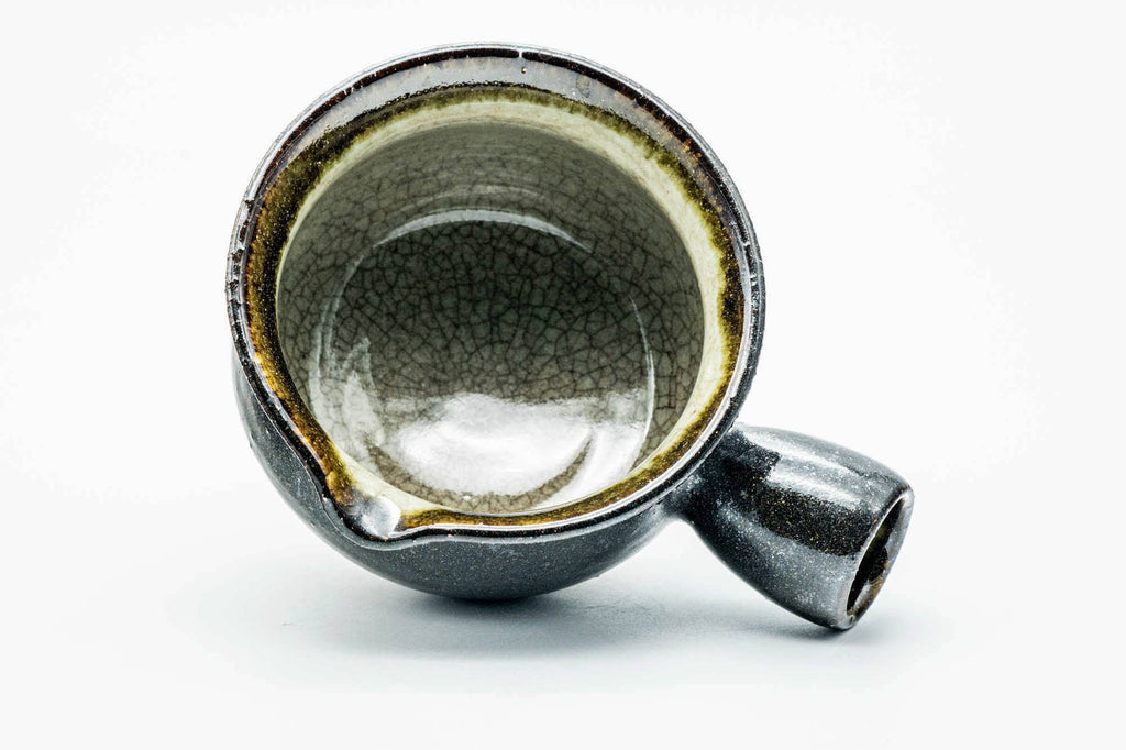 Japanese Yuzamashi - Black Crazed Glazed Water Cooler - 200ml