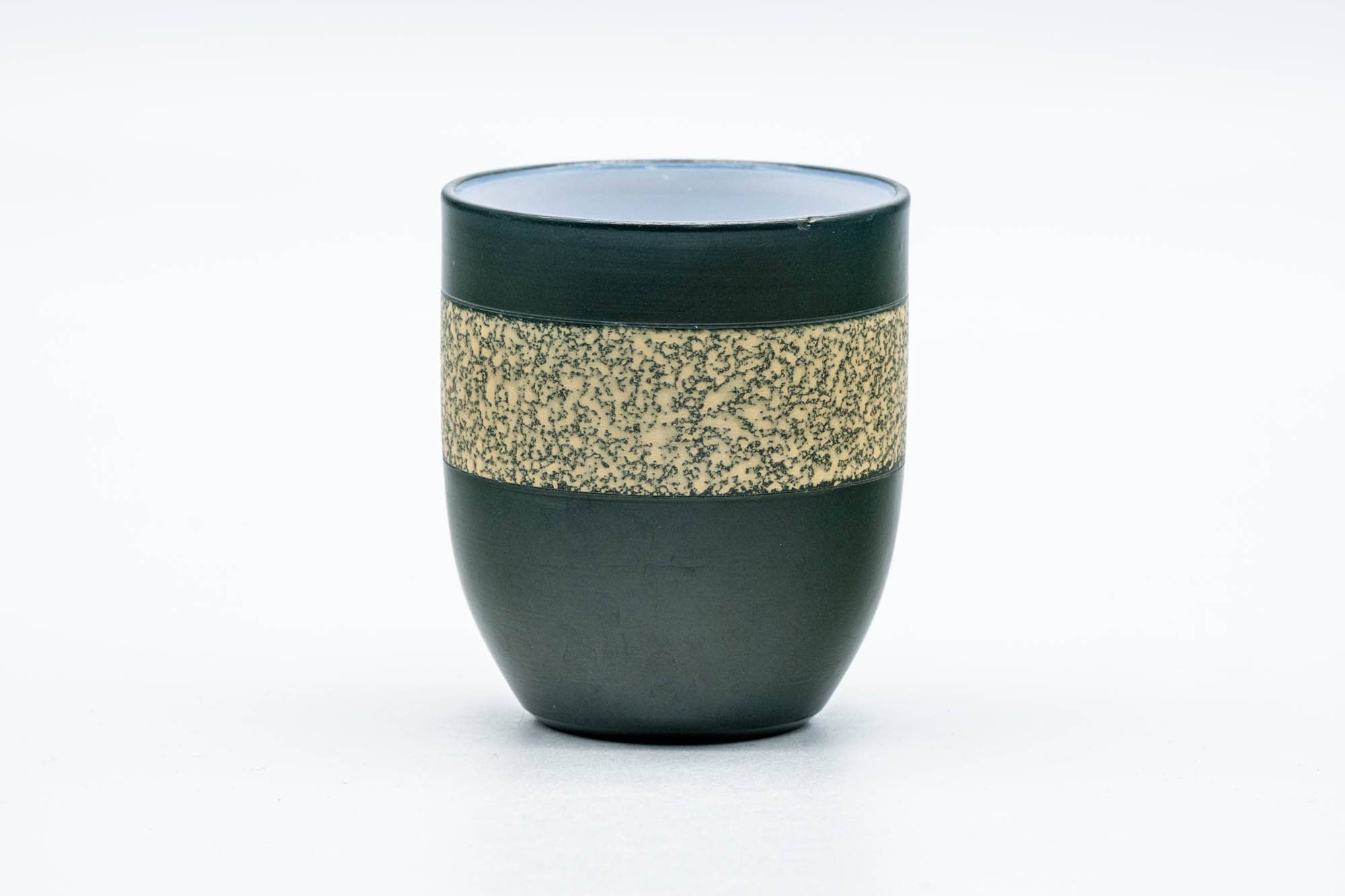 Japanese Teacup - Green Ryokudei White Inner-Glazed Tokoname-yaki Yunomi - 125ml