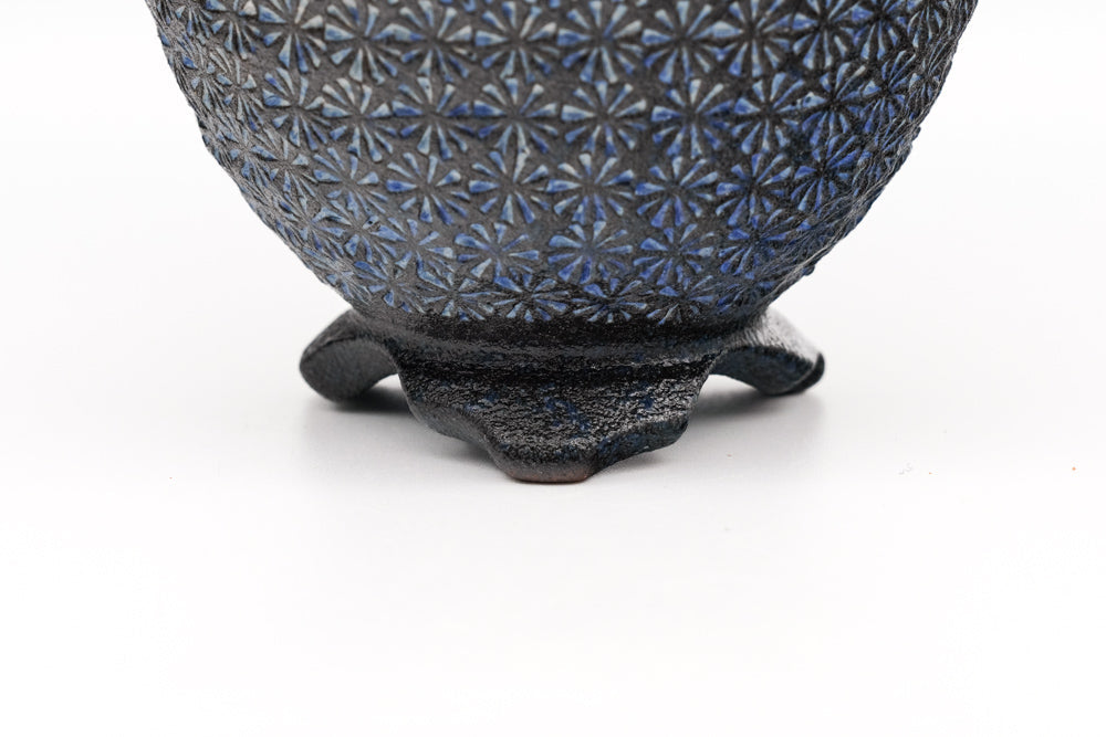 Ao-mishima Kiyomizu-yaki Incense Censer