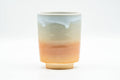 Japanese Teacup - Pink White Drip-Glazed Hagi-yaki Yunomi - 160ml