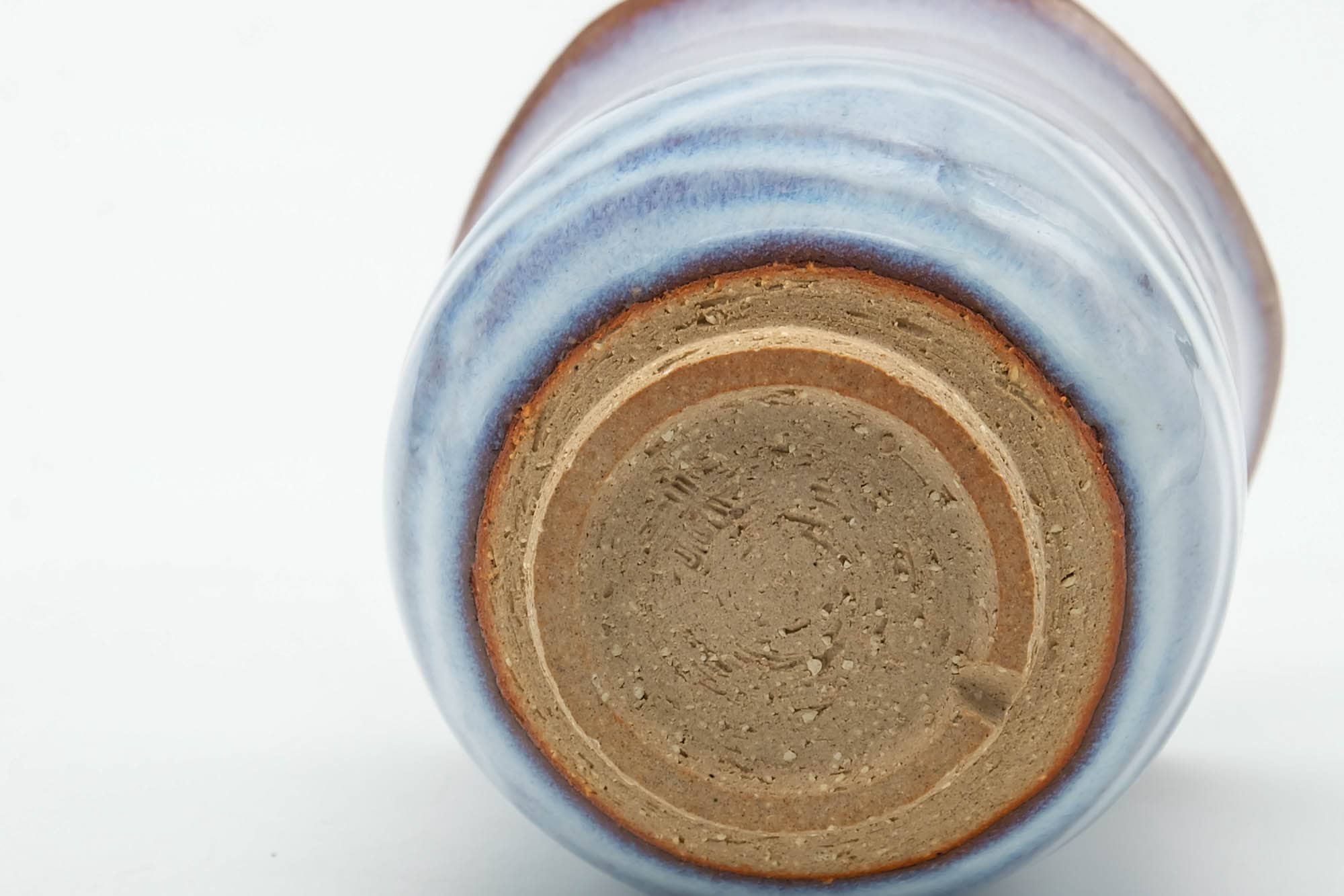 Japanese Teacup - Milky White Glazed Hagi-yaki Tulip Yunomi - 140ml