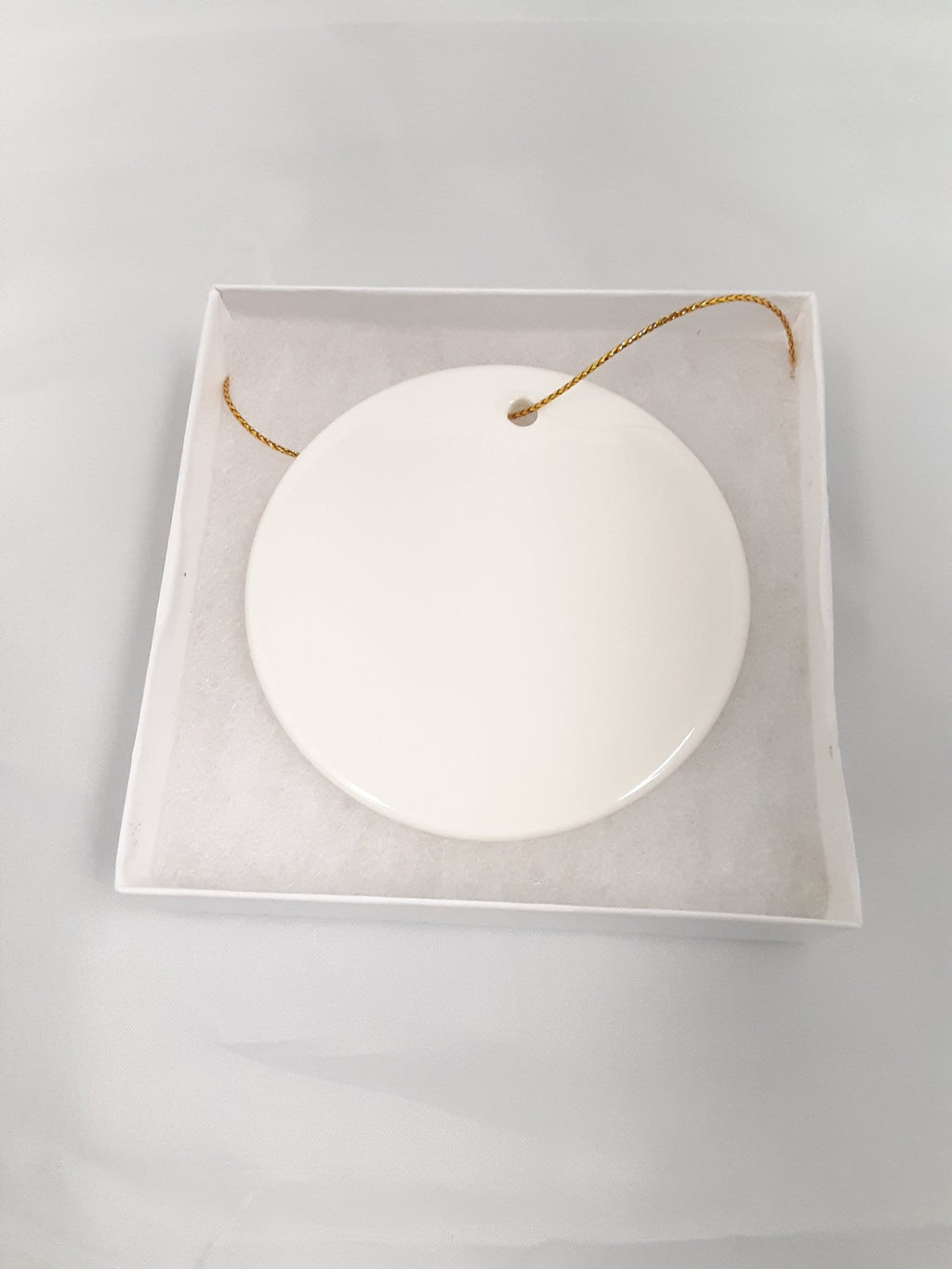 3" Round - 1 Sided - Personalized Ceramic Ornament