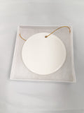 Case of 3" Round Personalized Ceramic Ornament w/Gift Box (Qty 12 or 35 or 70)