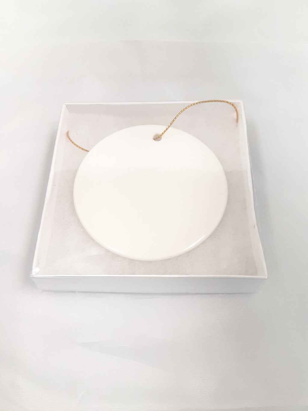3" Round - 1 Sided - Personalized Ceramic Ornament