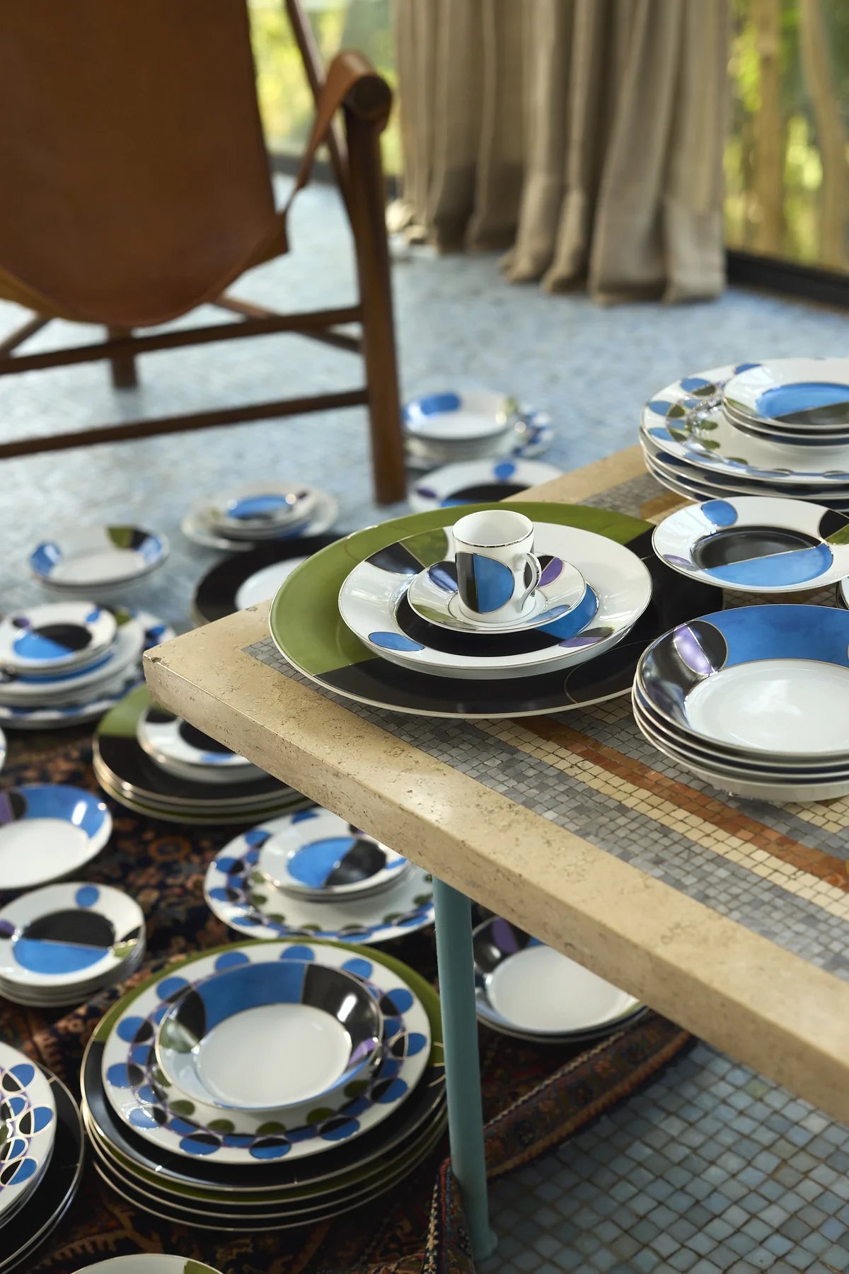 Espresso Cup and Saucer Bossa Bleu