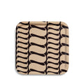 Tilde Pattern Square Tray in Taproot