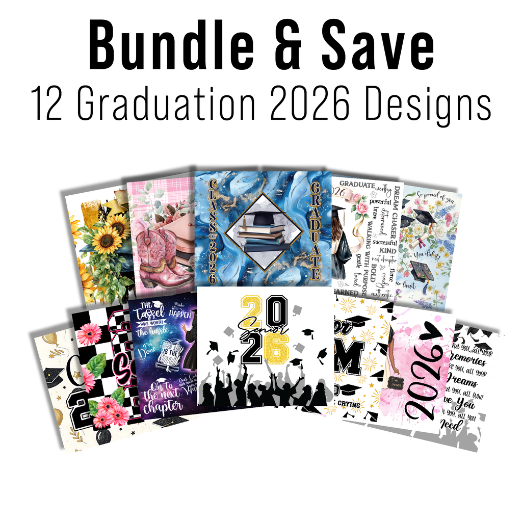 Digital Sublimation Designs - Graduation 2026 Tumbler Wraps
