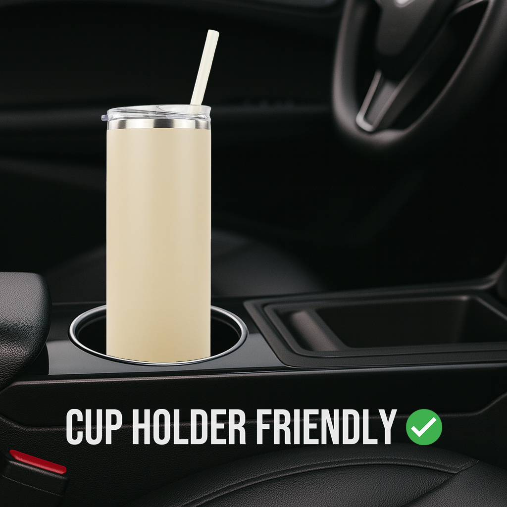 20oz Powder Coated Skinny Tumbler