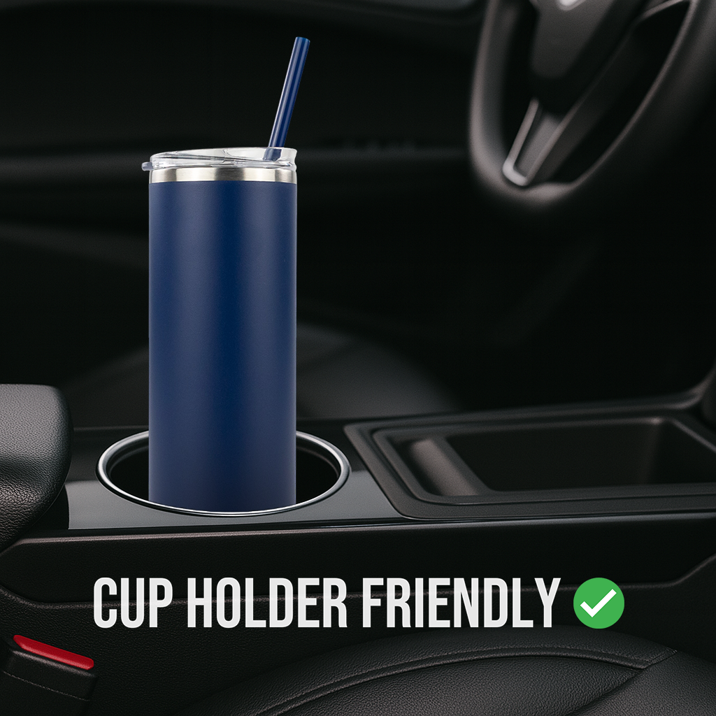 20oz Powder Coated Skinny Tumbler Case (24 Units)