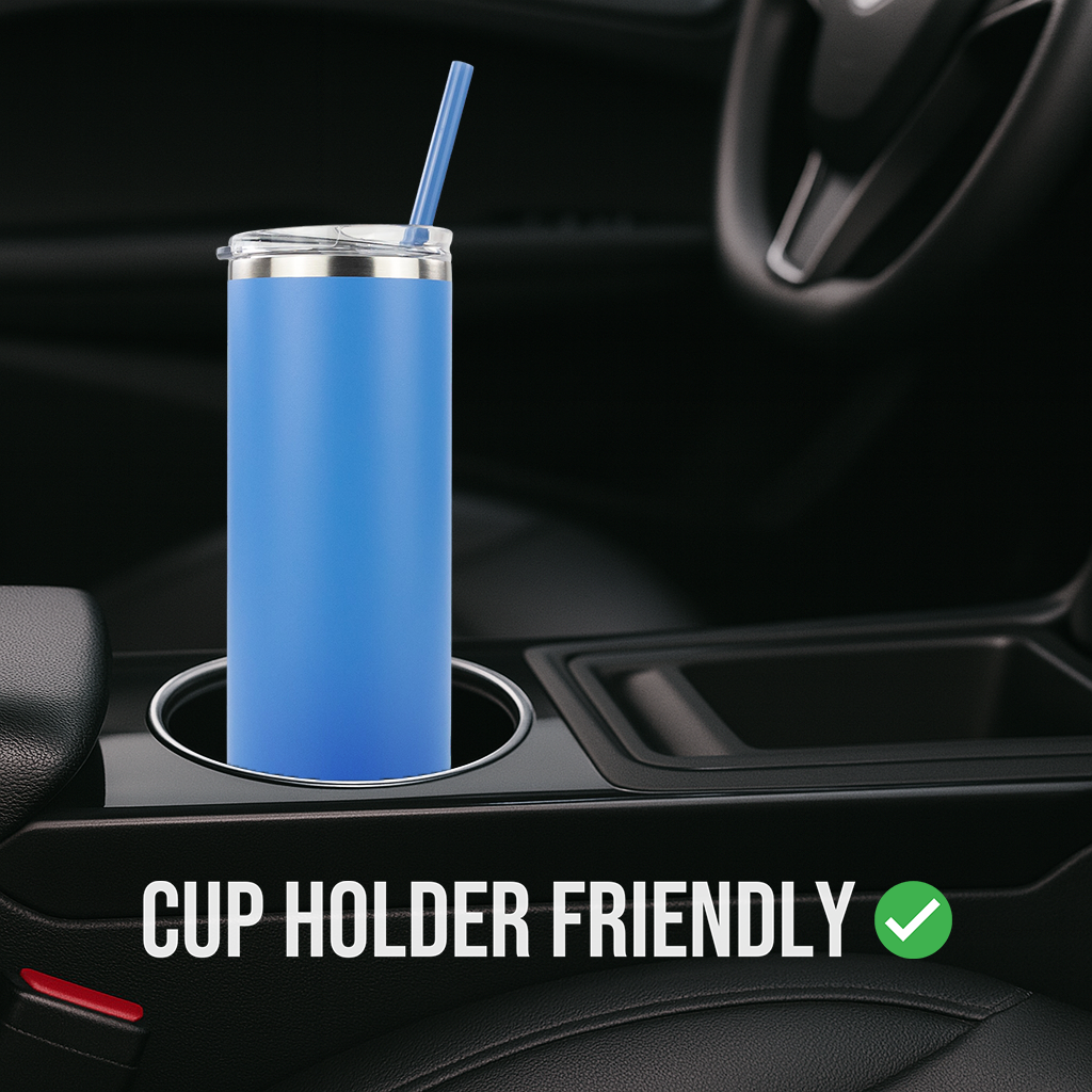 20oz Powder Coated Skinny Tumbler Case (24 Units)