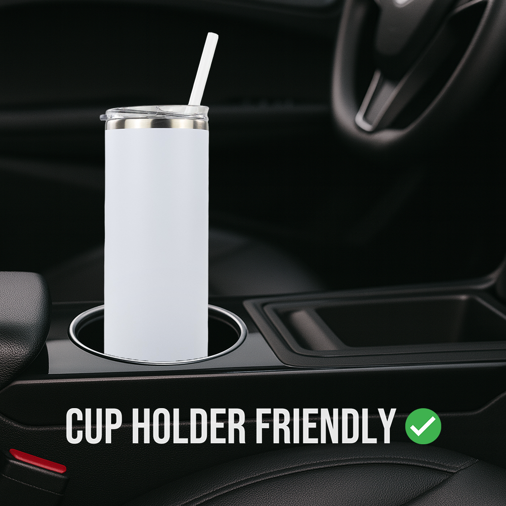 20oz Powder Coated Skinny Tumbler