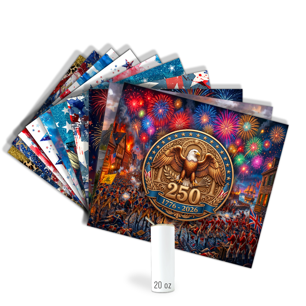 Digital Sublimation Designs - America 250 Tumbler Wraps