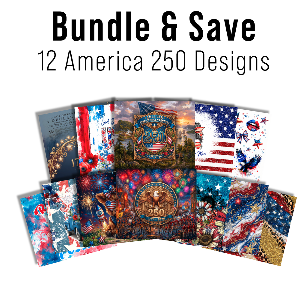 Digital Sublimation Designs - America 250 Tumbler Wraps