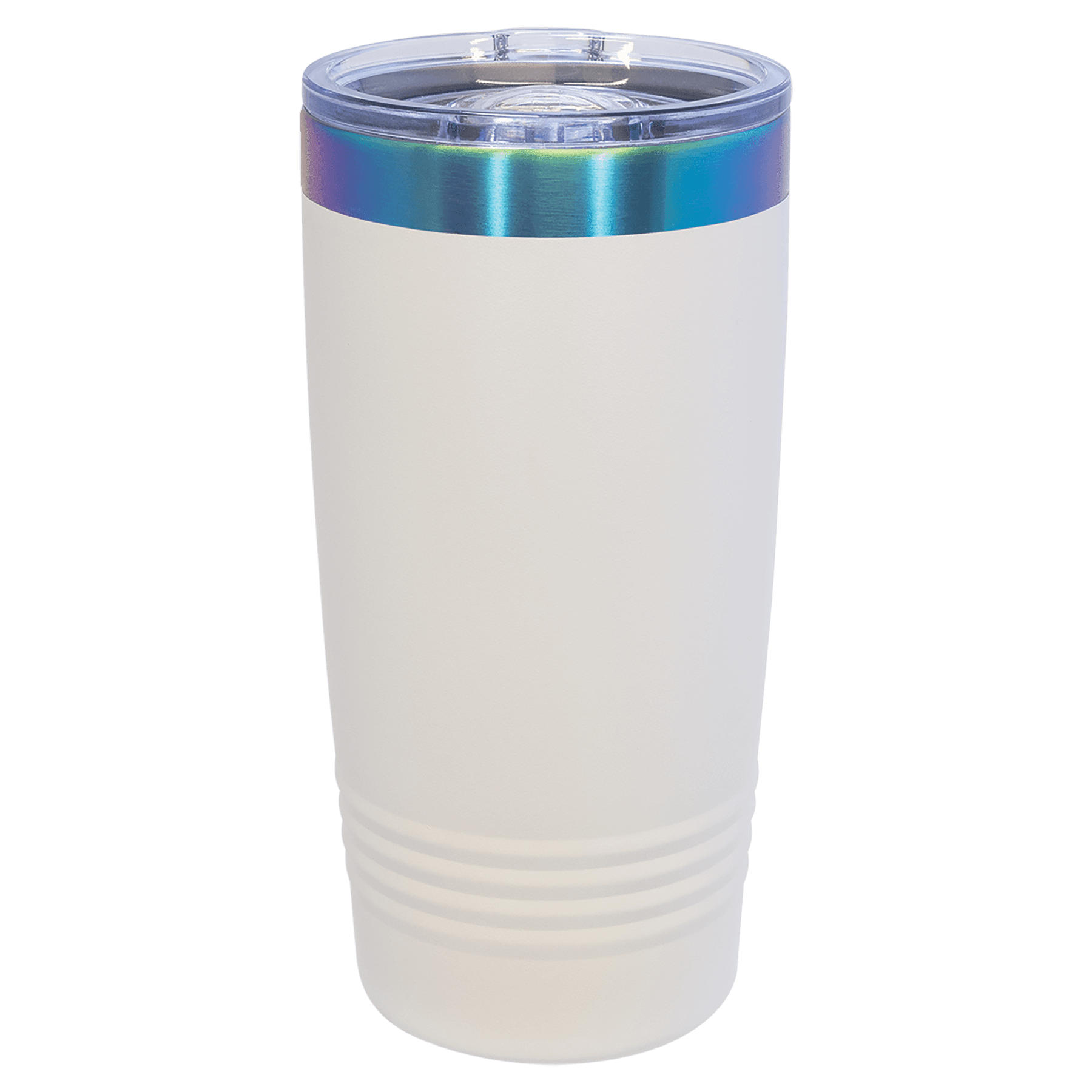 20 oz Wine Tumbler - White/Prism - Laser Engraving