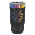20 oz Wine Tumbler - Black/Prism - Laser Engraving