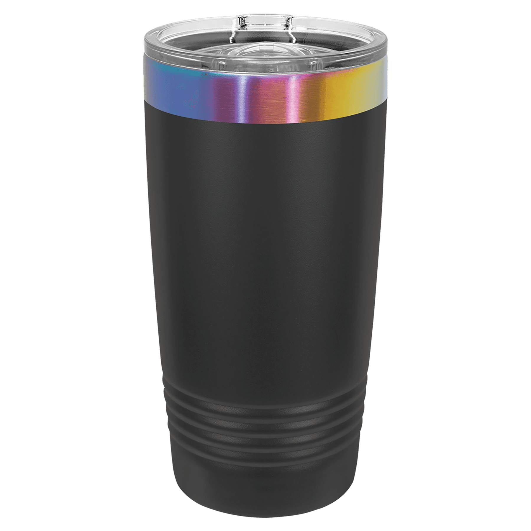 20 oz Wine Tumbler - Black/Prism - Laser Engraving