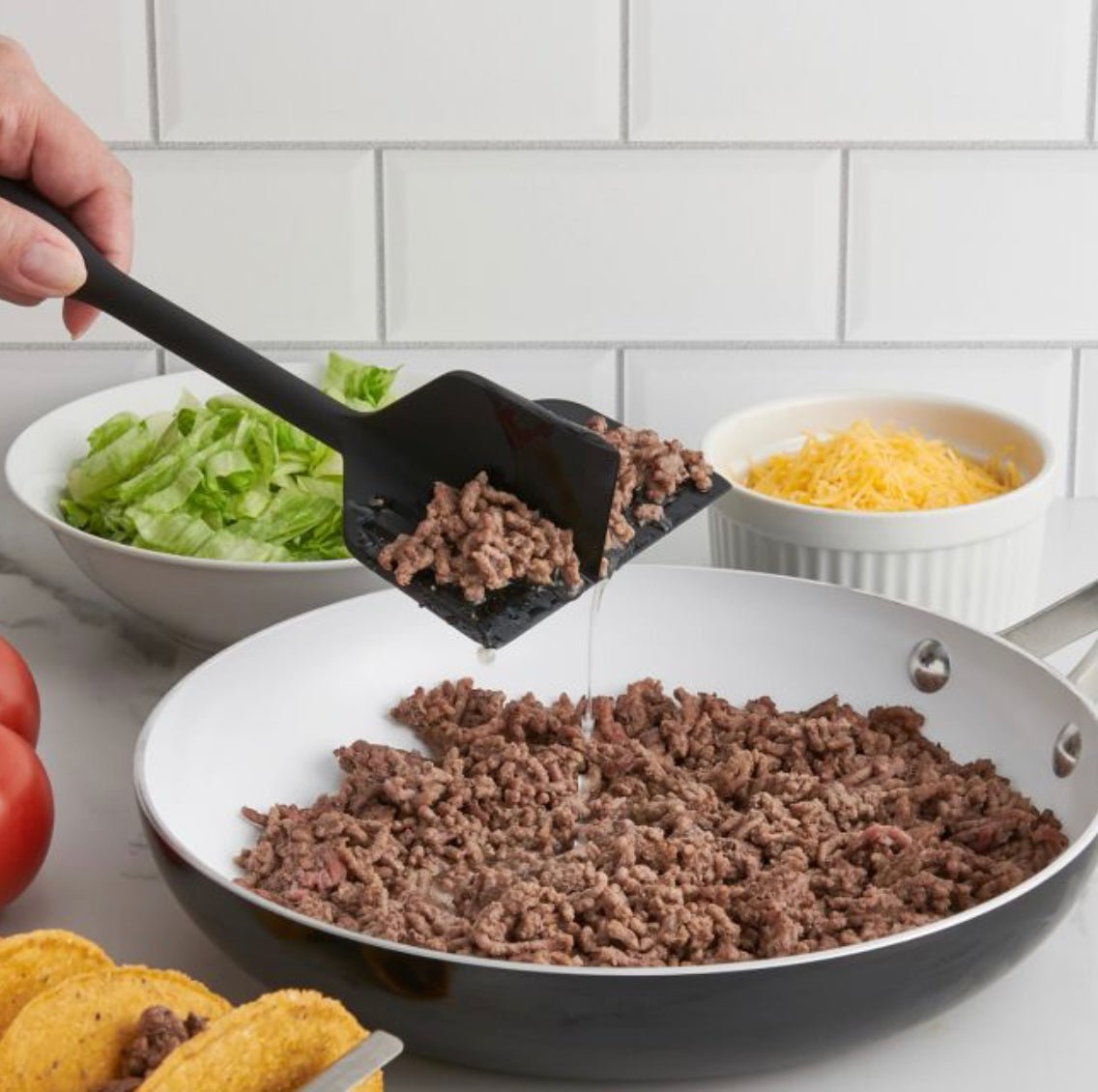 Ground Meat Chopper & Turner