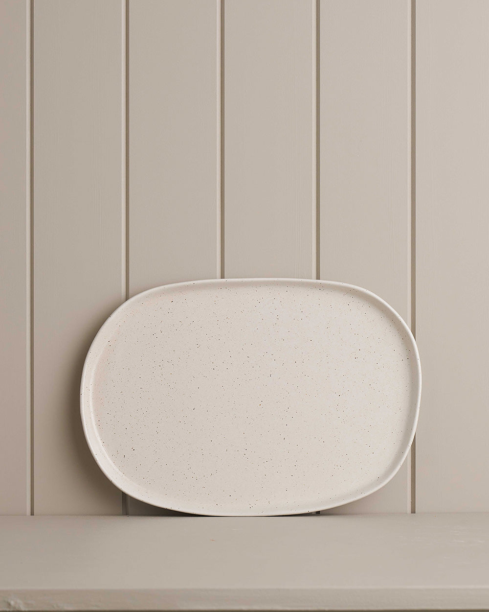 Small Oblong Platter in Natural Earth / Table of Plenty