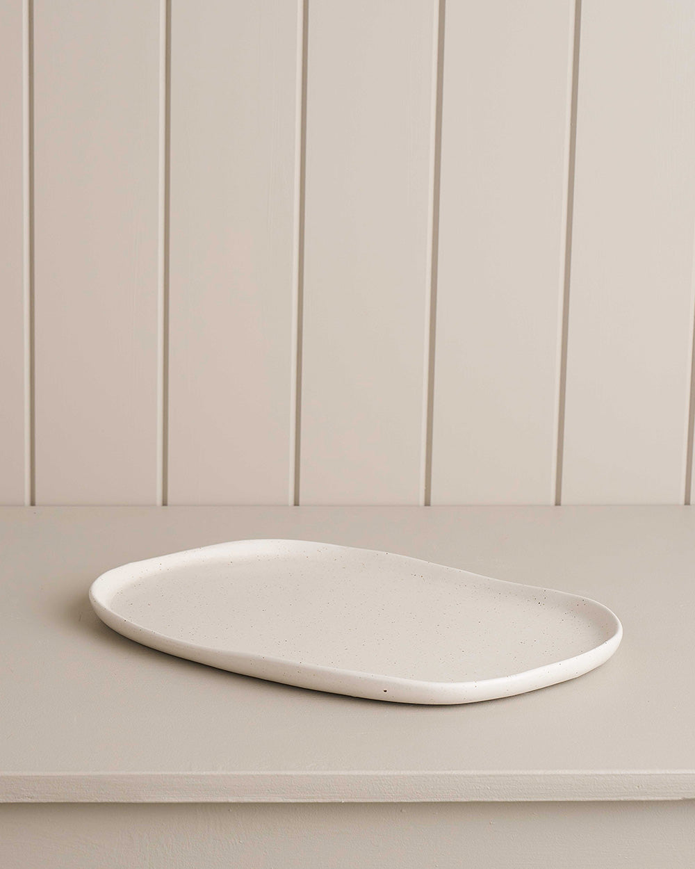 Small Oblong Platter in Natural Earth / Table of Plenty