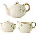 Belleek Classic Shamrock Irish Tea Set