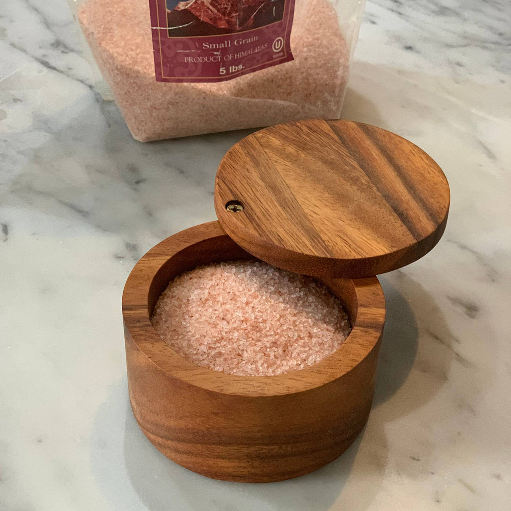 Acacia Ironwood Salt Cellar