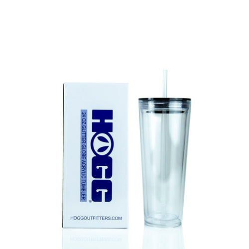 24oz Glitter Globe Acrylic Tumbler Case (24 Units)