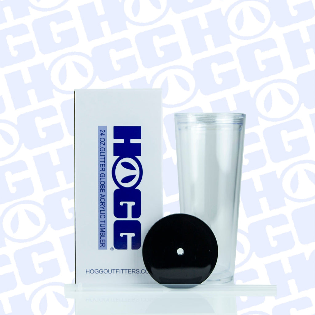 24oz Glitter Globe Acrylic Tumbler Case (24 Units)