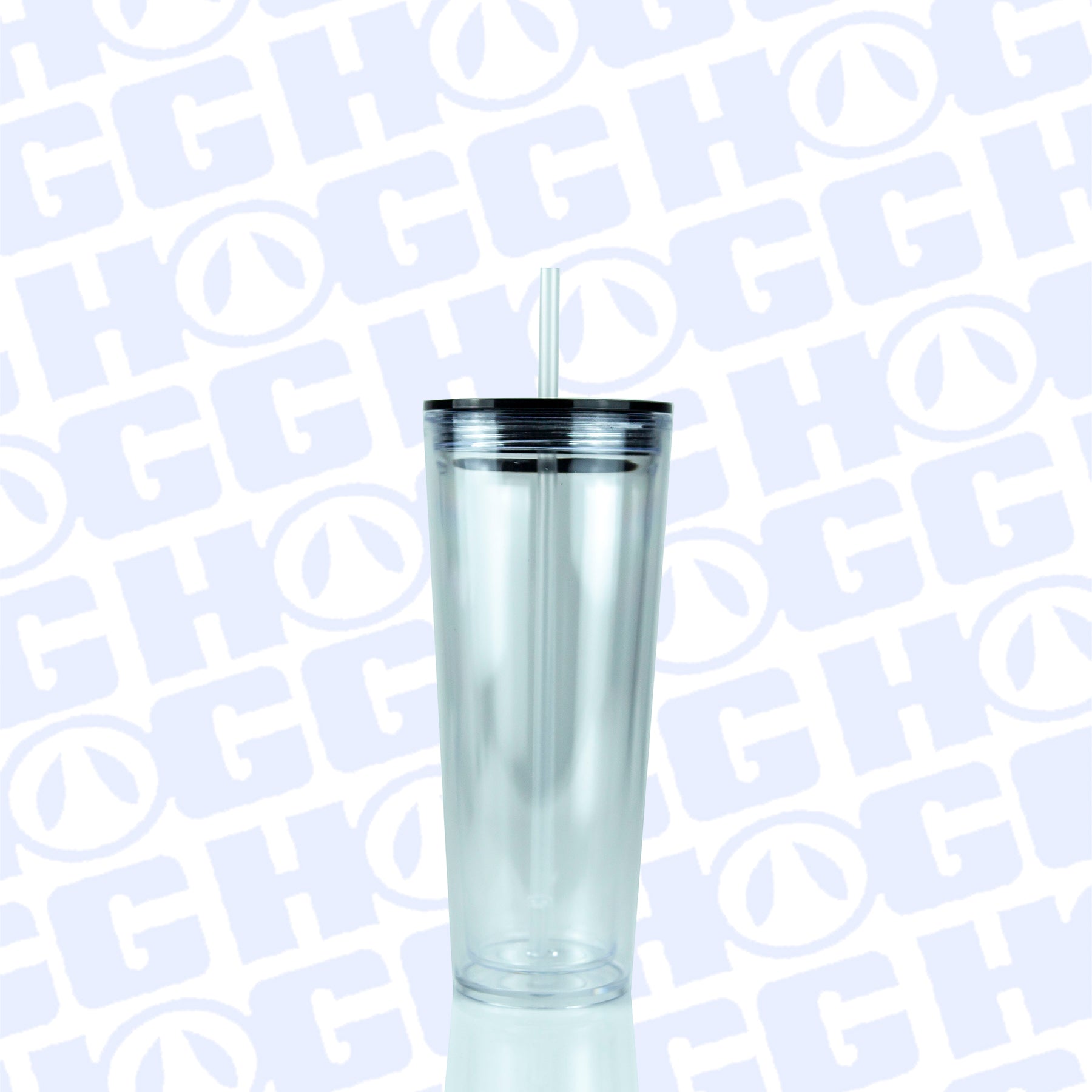 24oz Glitter Globe Acrylic Tumbler Case (24 Units)