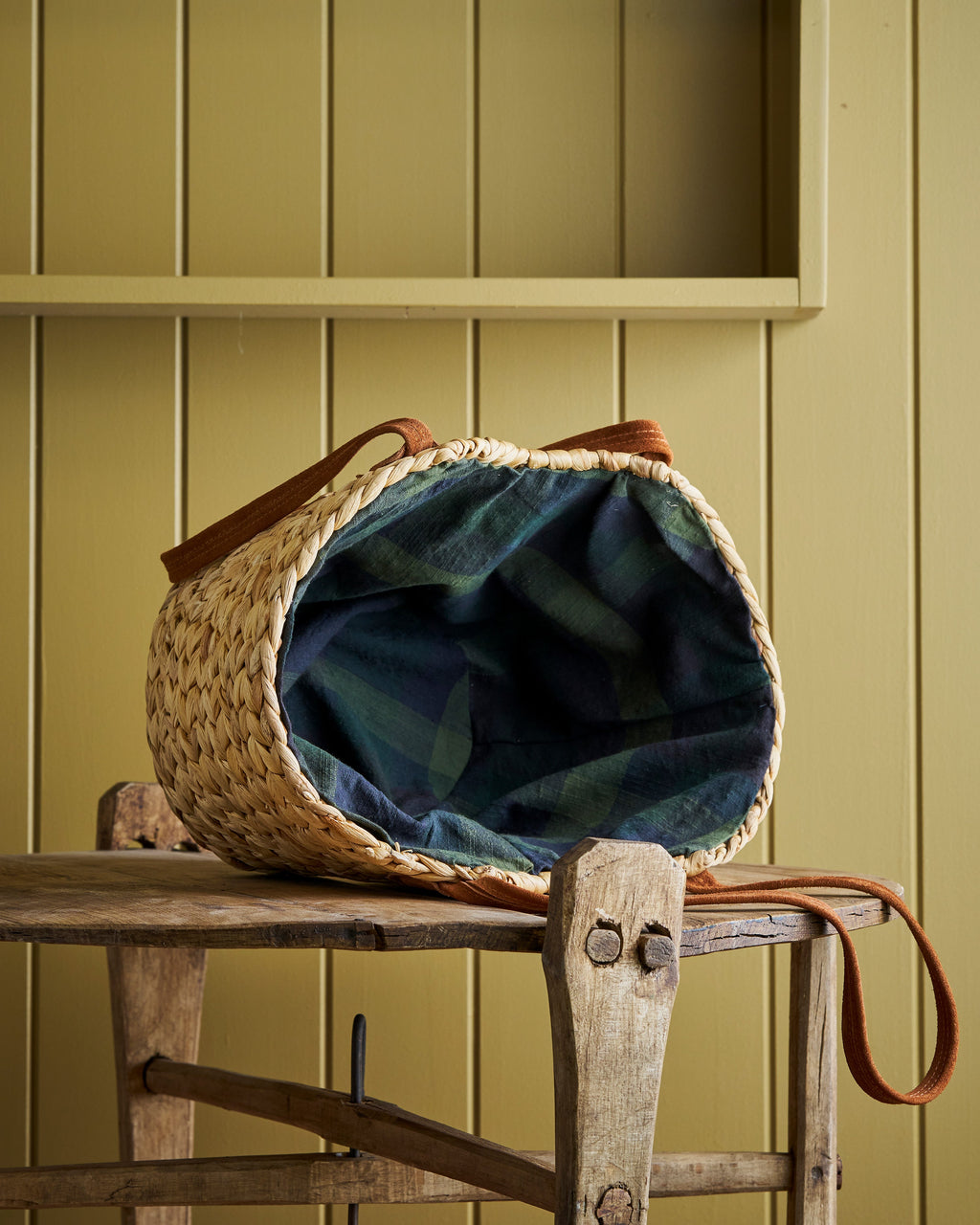 Market Lane Basket / Tartan