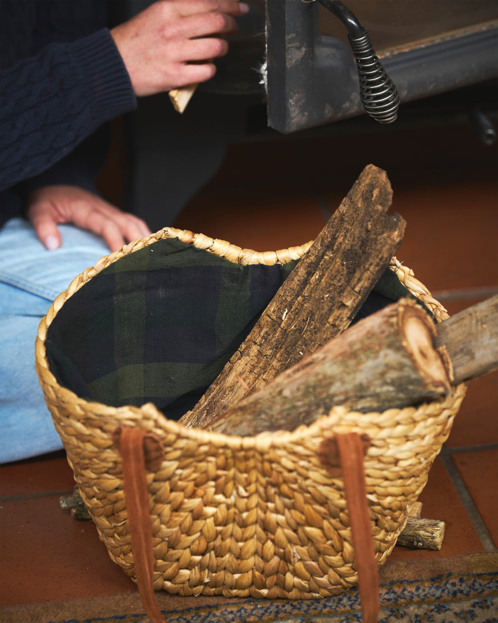 Market Lane Basket / Tartan