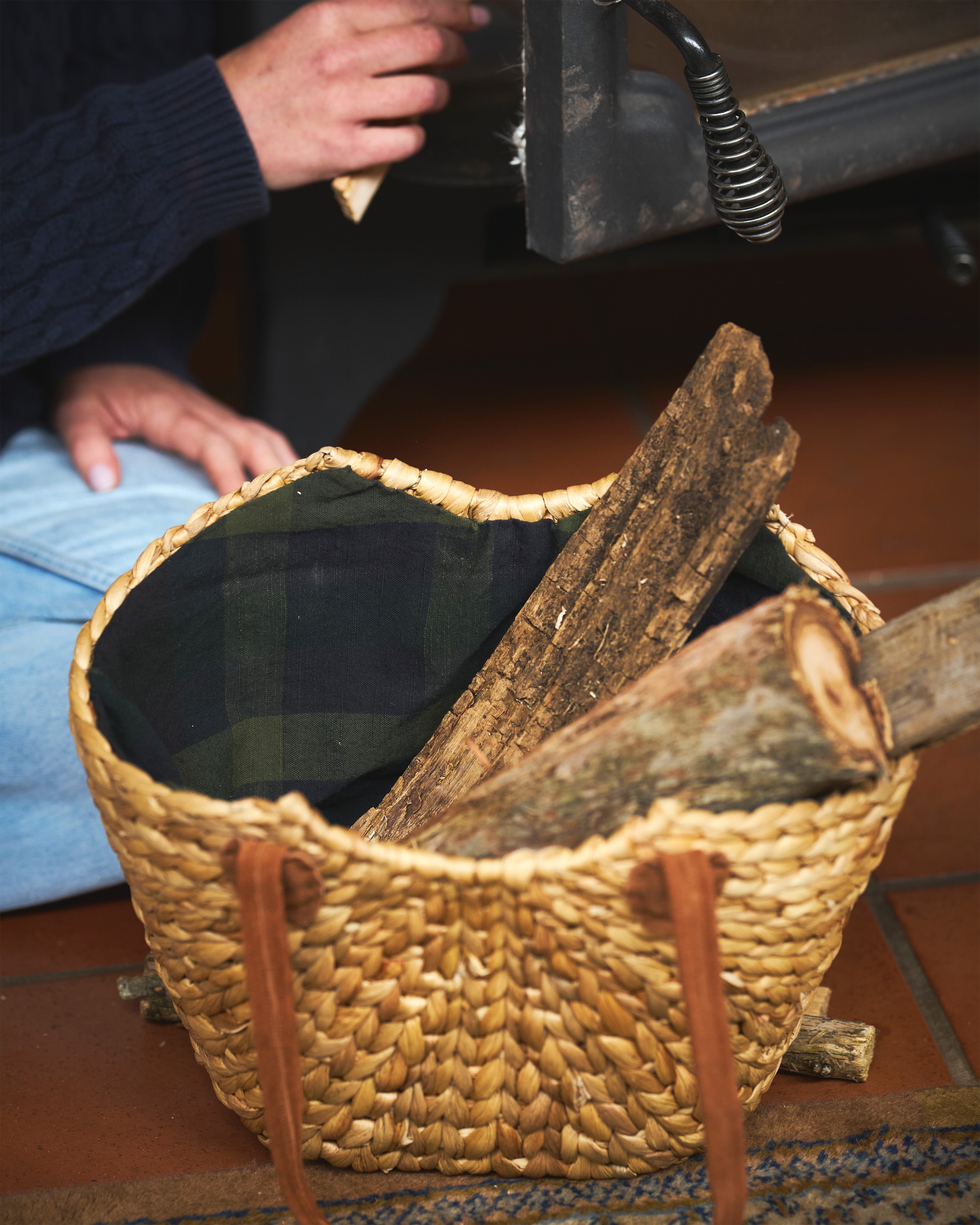 Market Lane Basket / Tartan