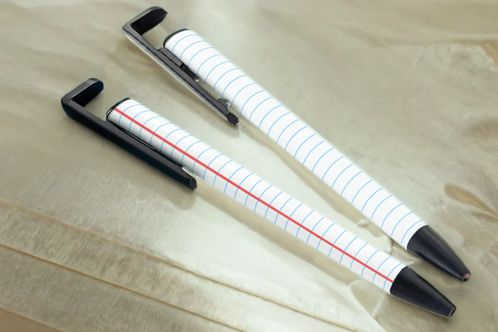 Assorted Ready to Press Sublimation - School Pen Wraps (9 Pack)