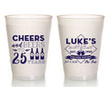 25th Birthday Frosted Cups, #1406