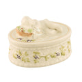 Belleek Classic Cherub Trinket Box