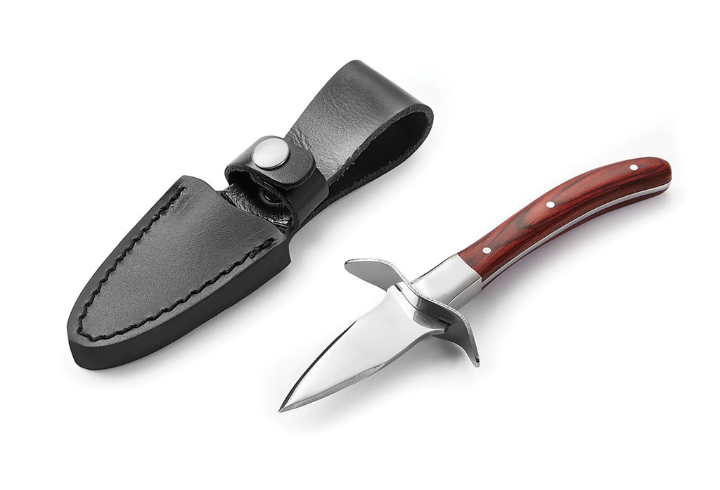 Oyster Knife with Leather Case