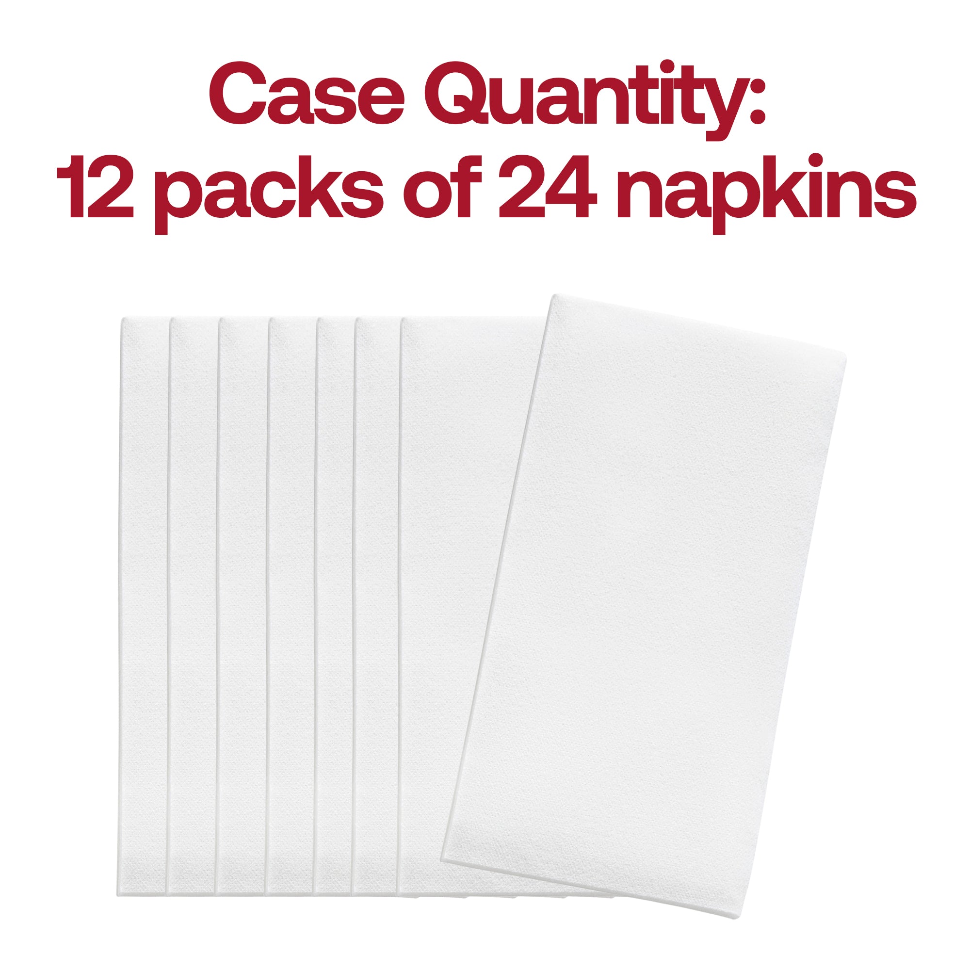 White Linen-Like Premium Paper Buffet Napkins