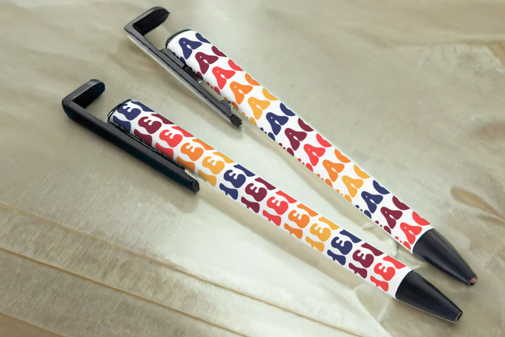 Assorted Ready to Press Sublimation - School Pen Wraps (9 Pack)