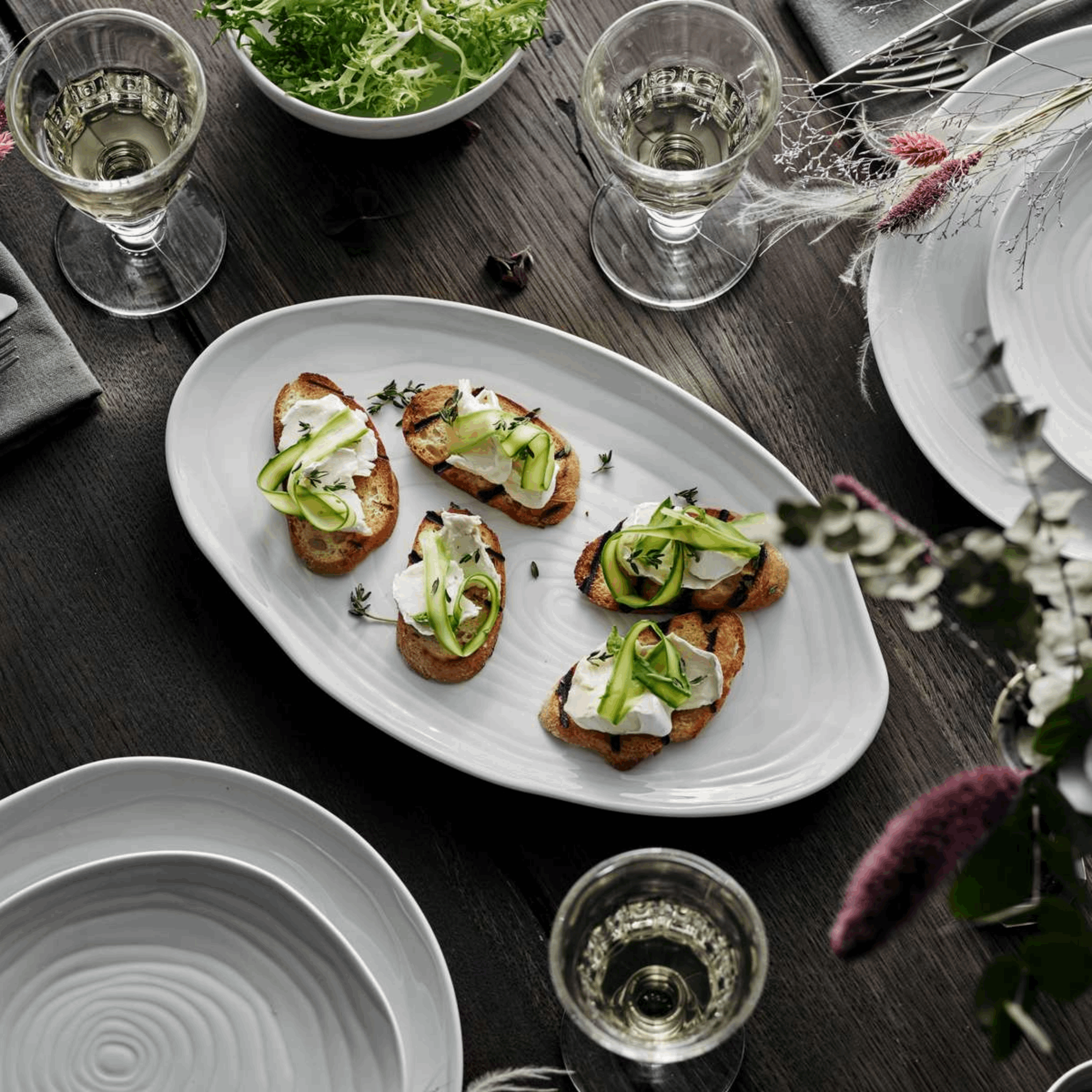 Pillivuyt Teck Oval Platter