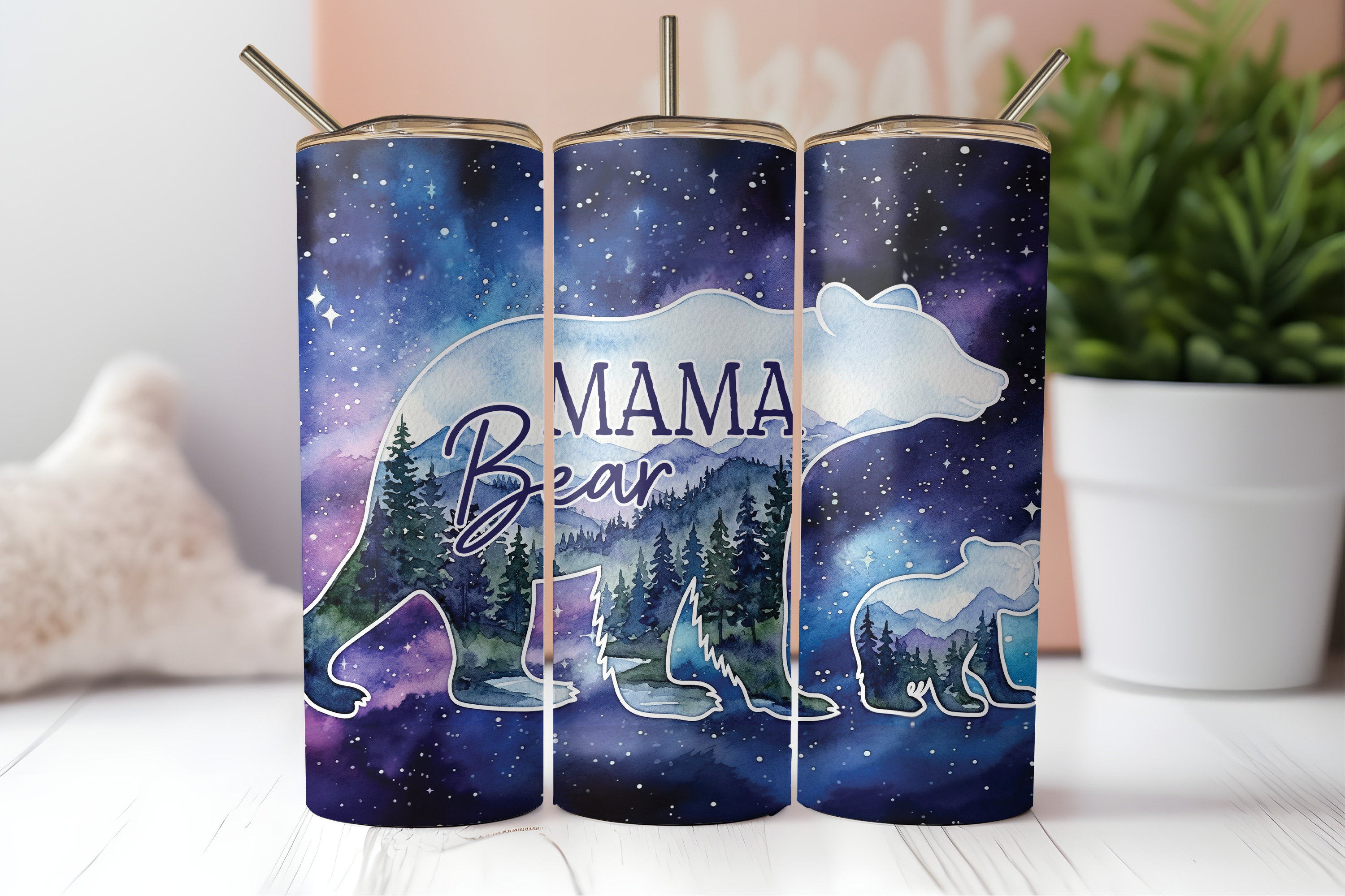 Assorted Ready to Press Sublimation Tumbler Prints (12 Pack) - Mom Vibes