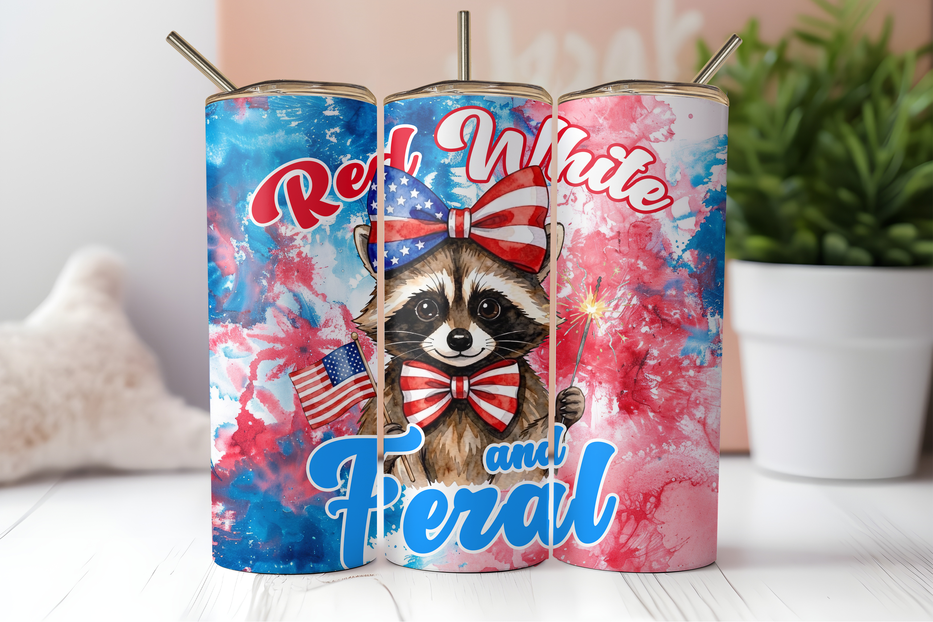 Assorted Ready to Press Sublimation Tumbler Prints (12 Pack) - America 250