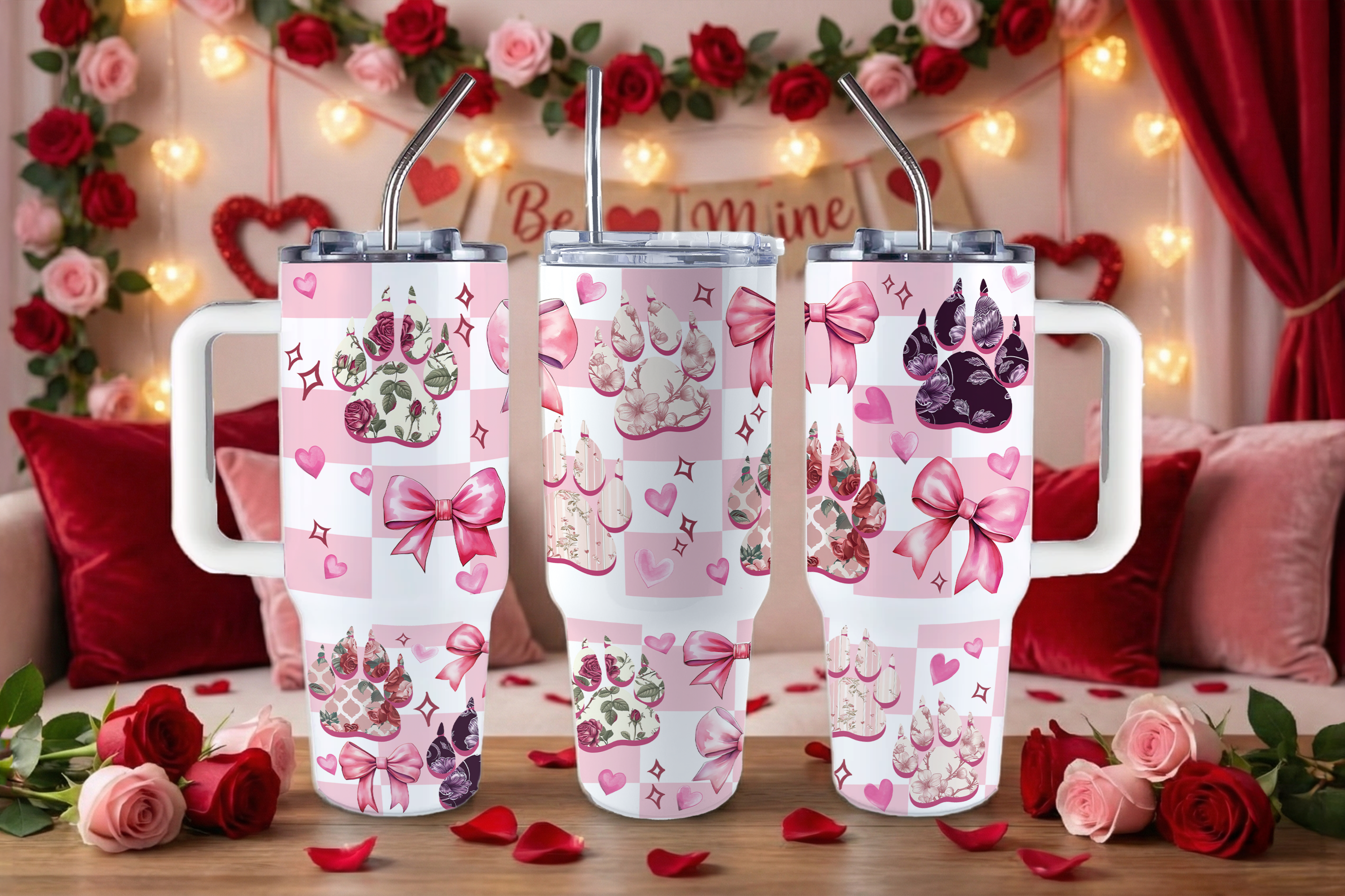 Assorted Ready to Press Sublimation Tumbler Prints (12 Pack) - Xoxo Collection