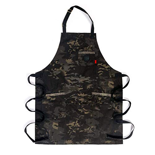 The Kitchen Rambo | Dark Camo Professional Chef's Kitchen Apron | Dalstrong ©