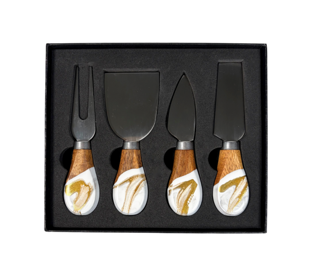 Resin Coated Cheese Knife Set