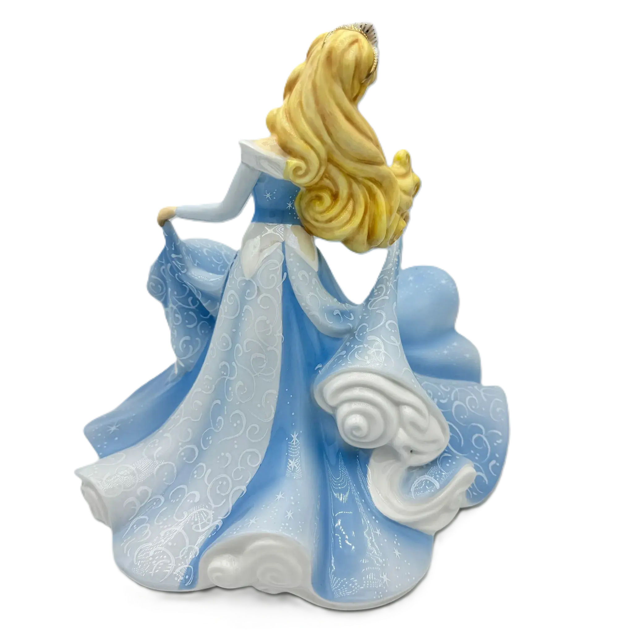 English Ladies Disney Sleeping Beauty Aurora Blue Figurine